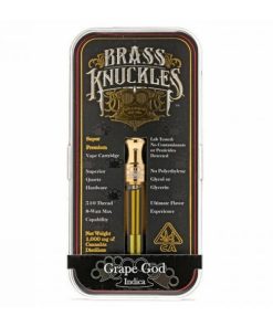 brass knuckles thc vape cartridge
